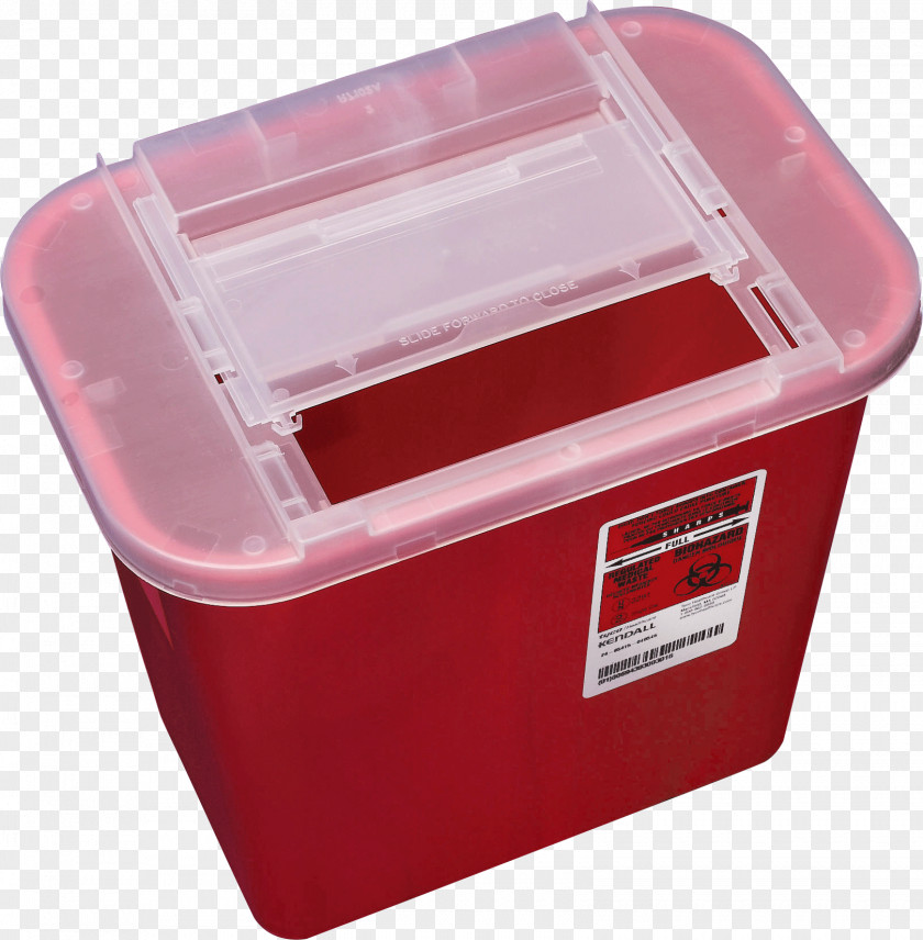 Container Plastic Sharps Waste Rubbish Bins & Paper Baskets PNG