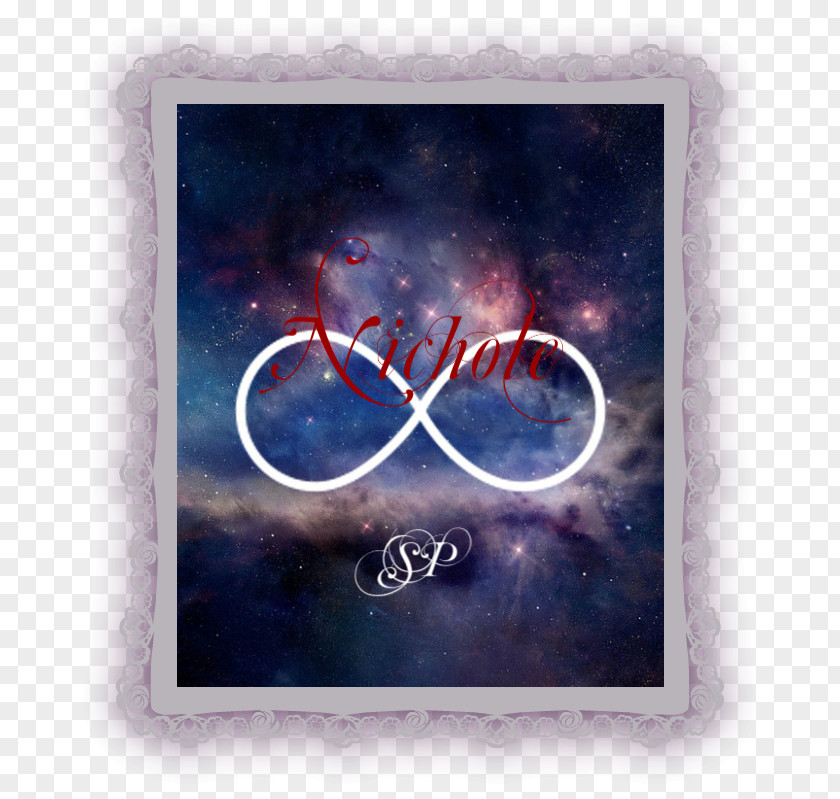 Galaxy Infinity Symbol Desktop Wallpaper PNG