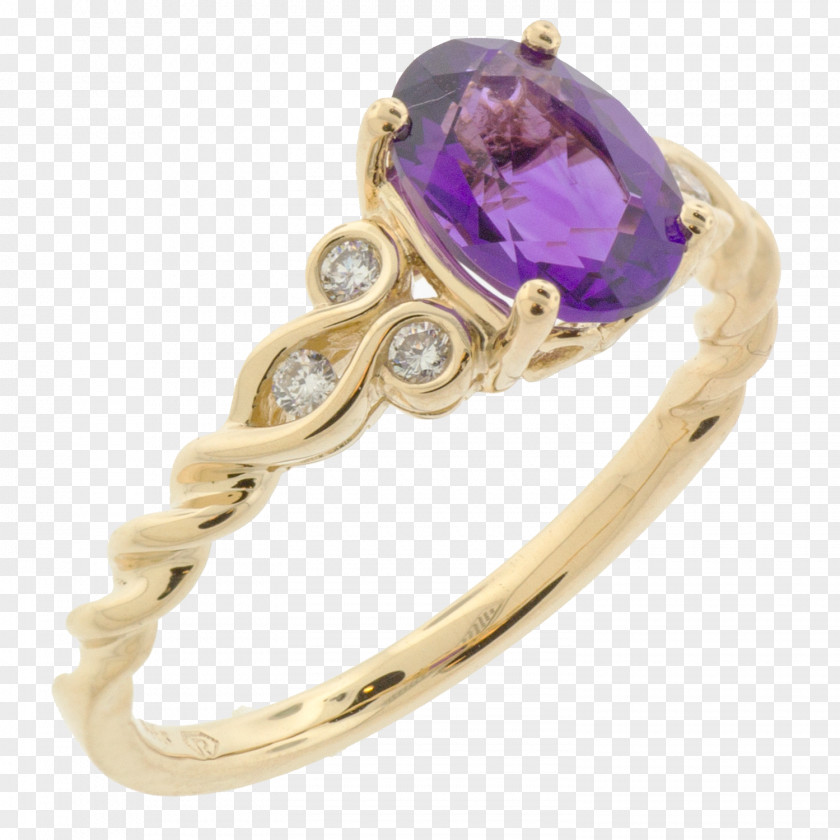 Purple Amethyst Body Jewellery Diamond PNG