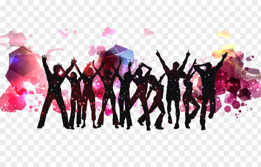 Silhouettes Of People Dancing Dance Royalty-free Silhouette PNG