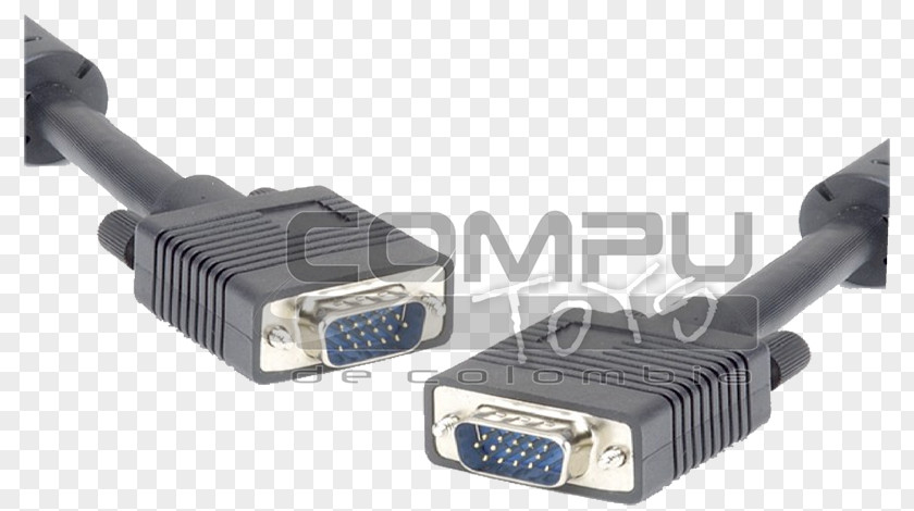 Vga Cable VGA Connector D-subminiature Electrical Computer Monitors PNG