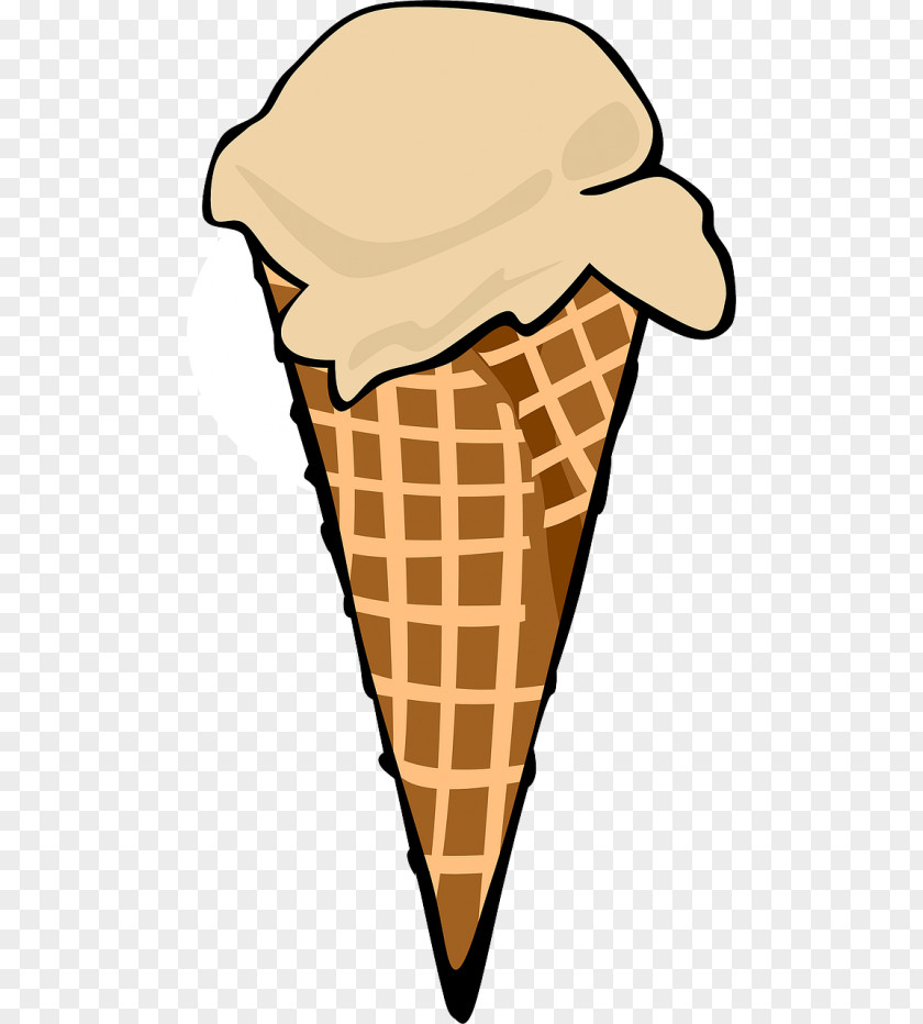 Cuisine Cone Ice Cream Background PNG