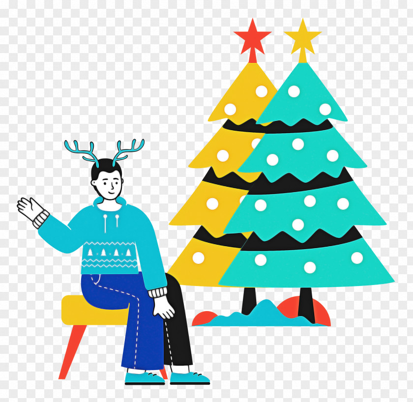 Xmas Solo Christmas Tree Gifts PNG