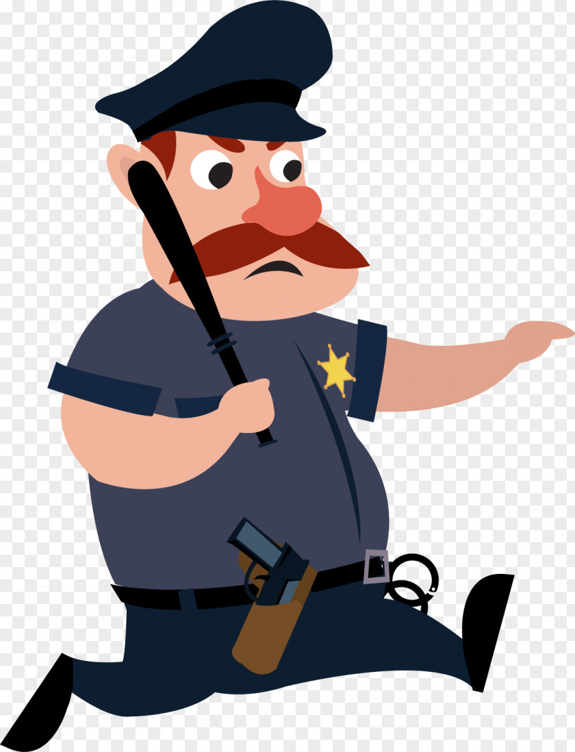 A Baton; Warden Cartoon Theft Police Officer Illustration PNG