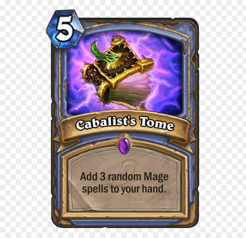 Hearthstone Cabalist's Tome Spell Magician PNG