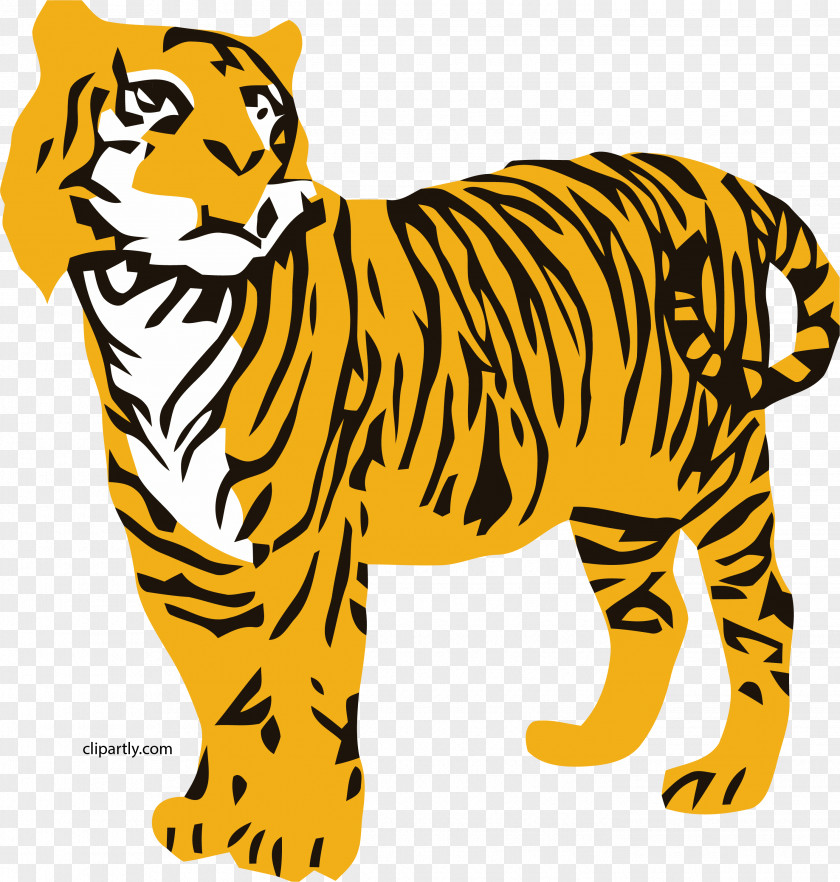 Pink Tiger Clip Art Free Content Openclipart Image PNG