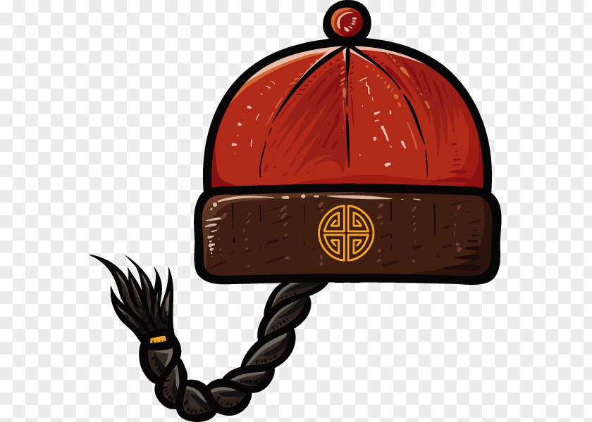 Vector Chinese Hat Cap PNG