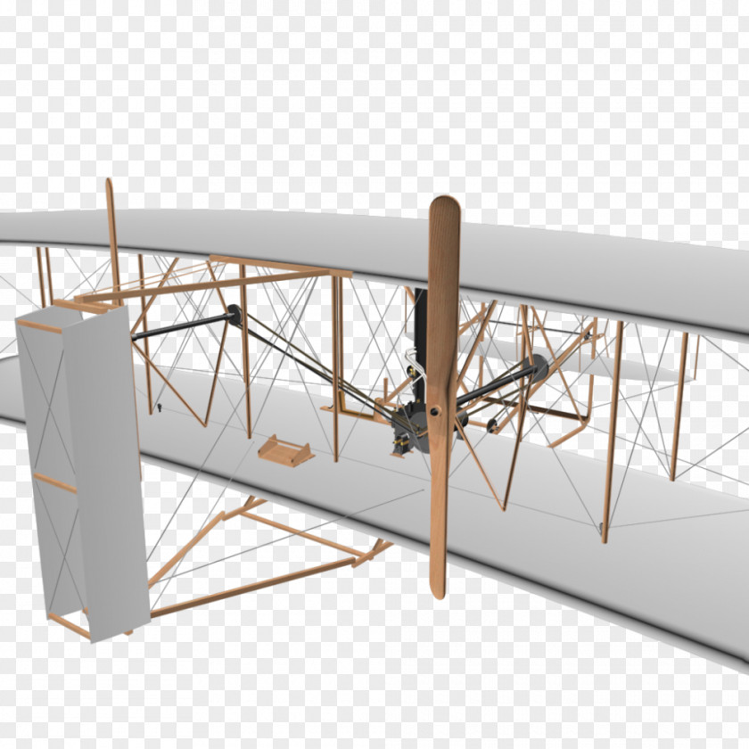 Airplane Wright Flyer III 1902 Glider Brothers PNG