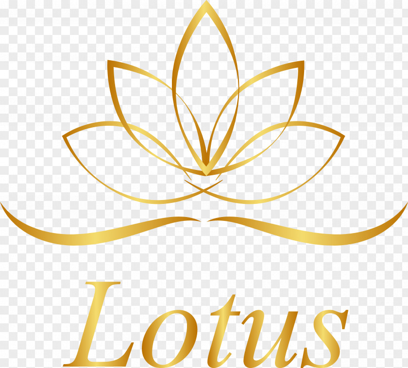 Golden Lotus Logo Nelumbo Nucifera Awards Clip Art PNG