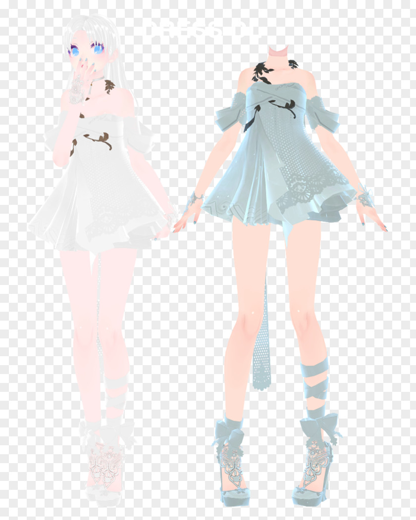 Mmd Dress Hatsune Miku MikuMikuDance Vocaloid Clothing Drawing PNG