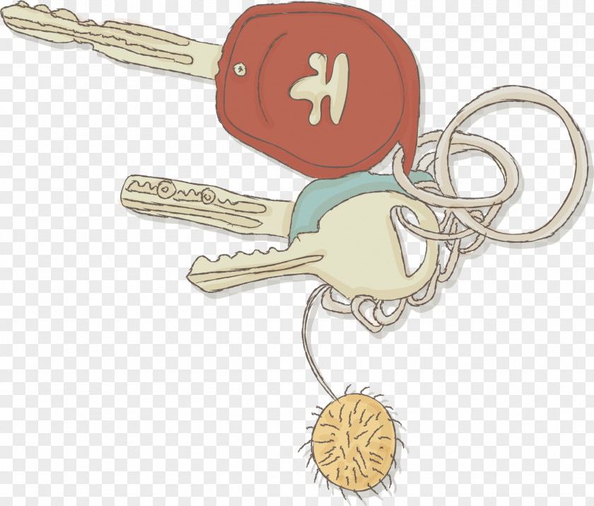 Vector Key Keychain PNG
