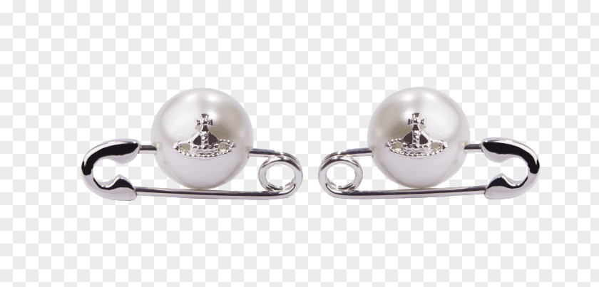 Vivienne Westwood Silver Vintage Beaded Earrings Earring Designer PNG