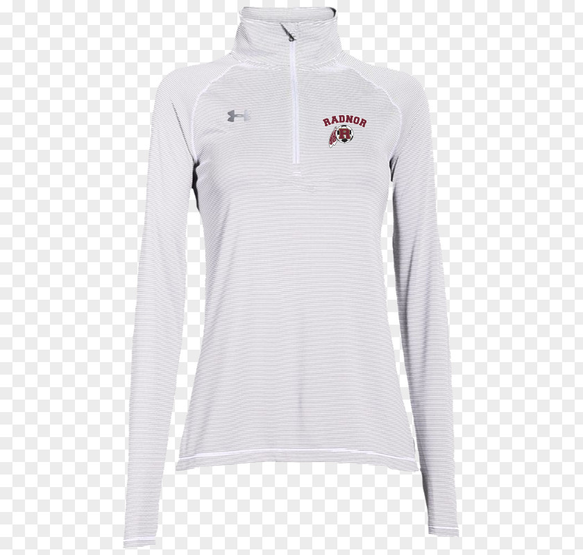Technical Stripe Hoodie T-shirt White Sleeve Under Armour PNG