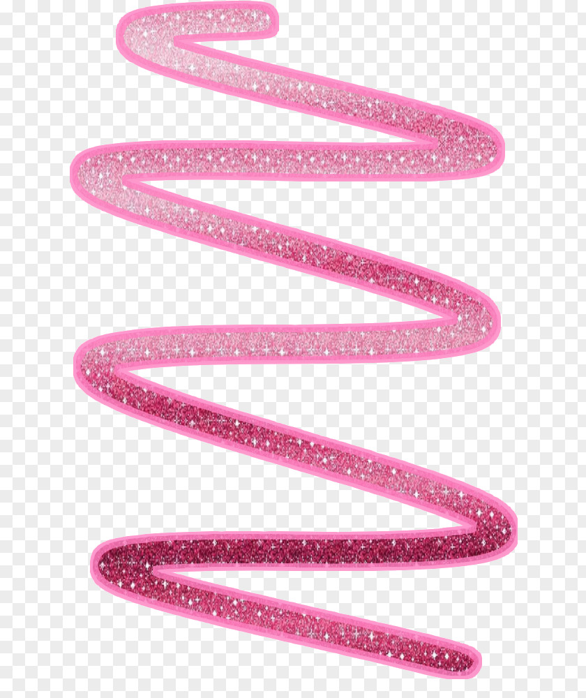 Pink M Glitter PNG