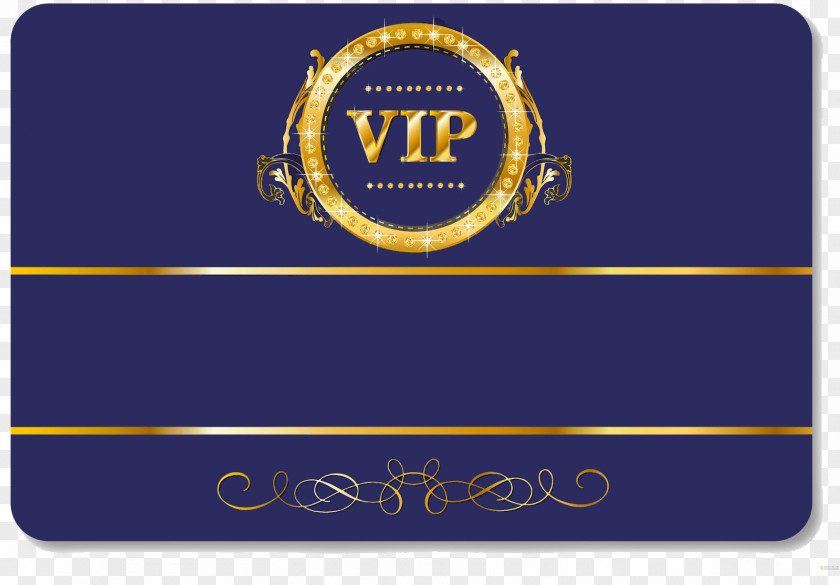 VIP Credit Card Label PNG