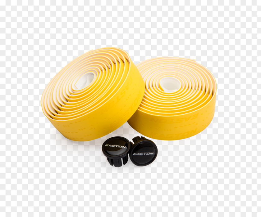 Yellow Tape Adhesive Bicycle Handlebars Microfiber Ribbon PNG