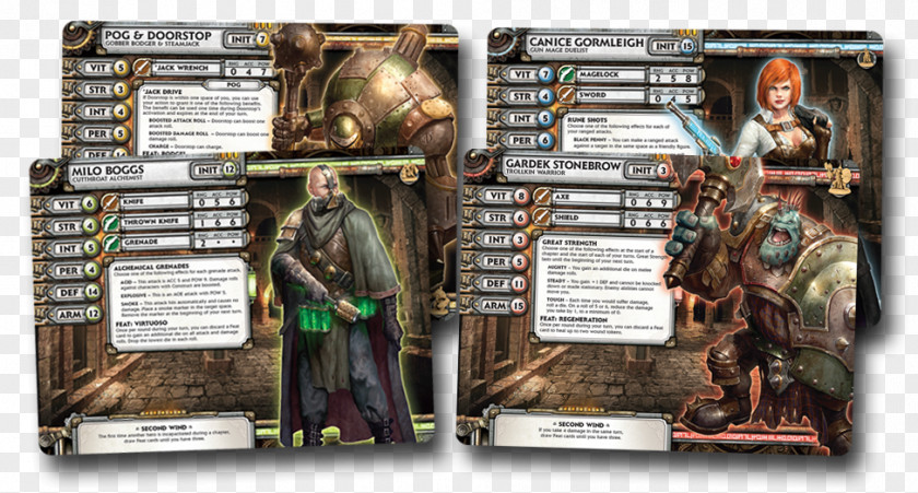 Caverns Below Warhammer 40,000 Descent: Journeys In The Dark Board Game Character Sheet PNG