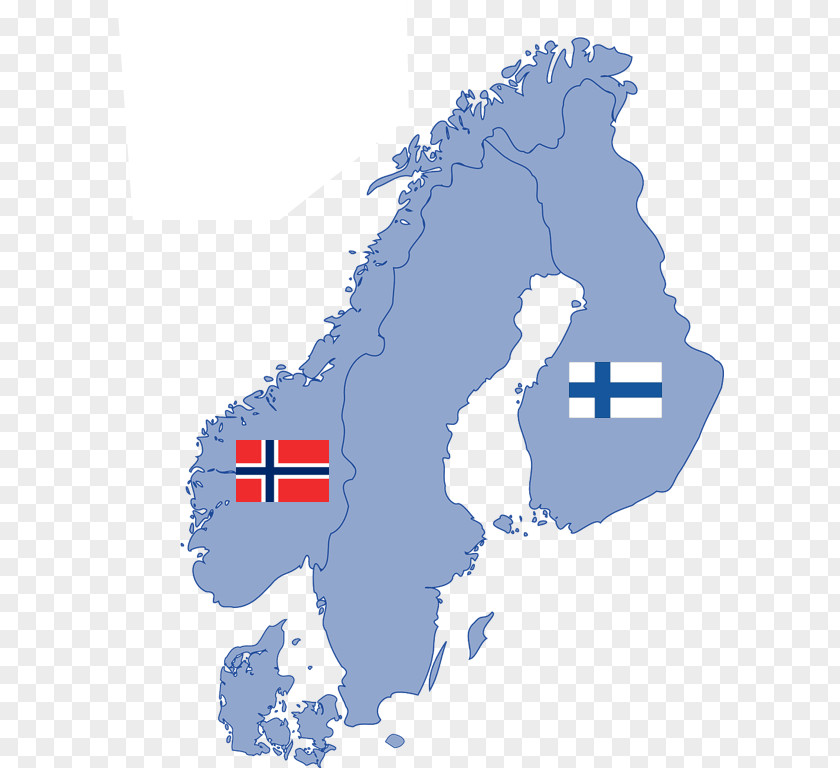 Finland Sweden Norway Geography Map Clip Art PNG