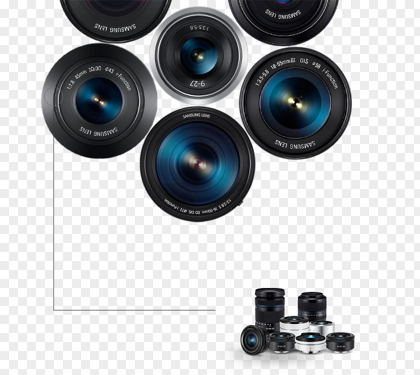 Large Lenses Camera Lens Samsung NX500 Galaxy PNG