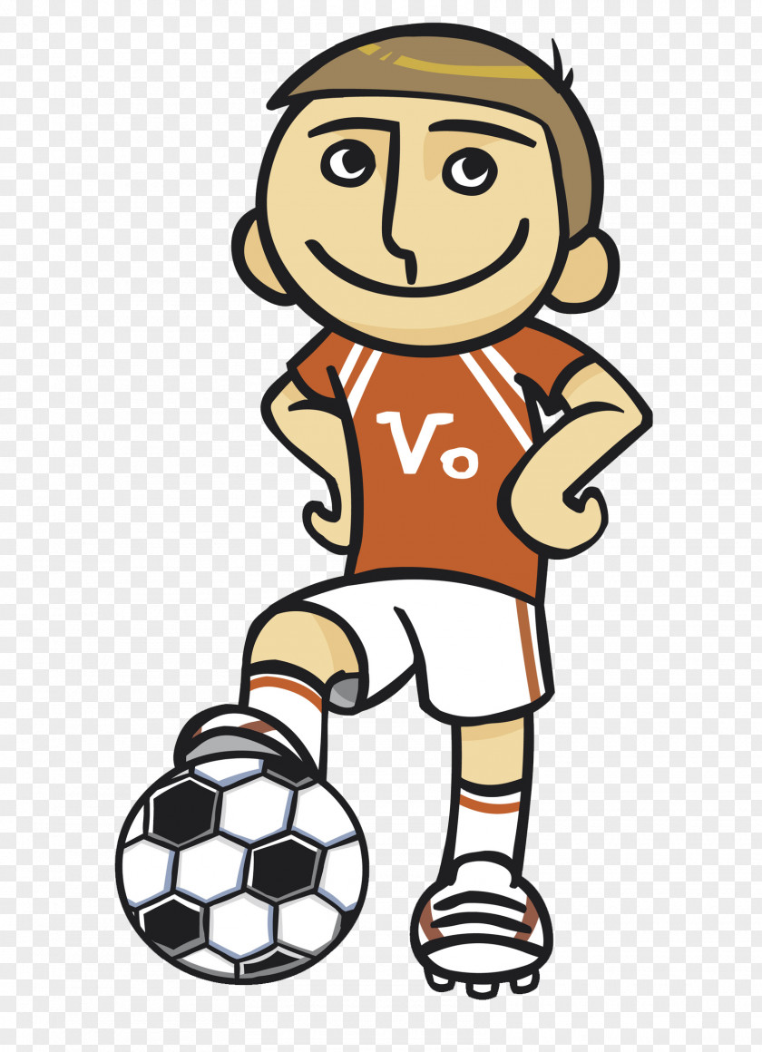 The Boy Who Stepped On Foot Of Ball Football Clip Art PNG