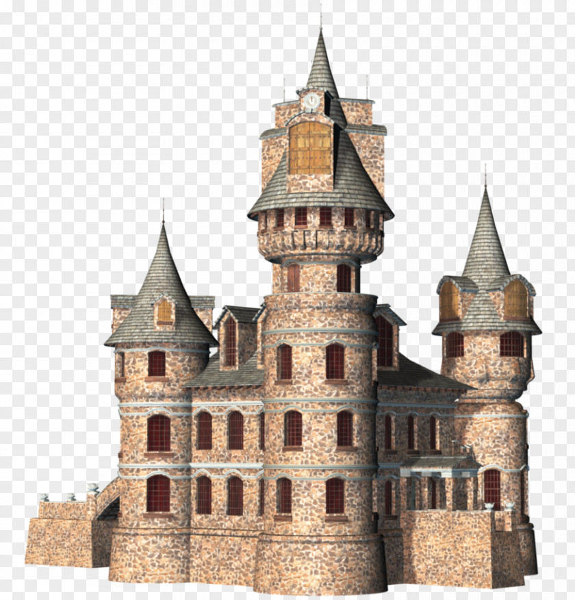 Transparent Castle Clip Art PNG