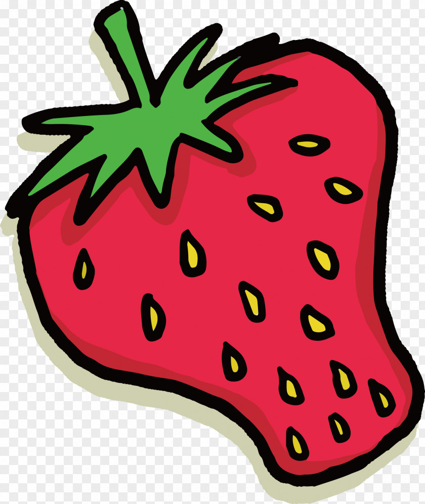 Cartoon Strawberry Vector Aedmaasikas Clip Art PNG