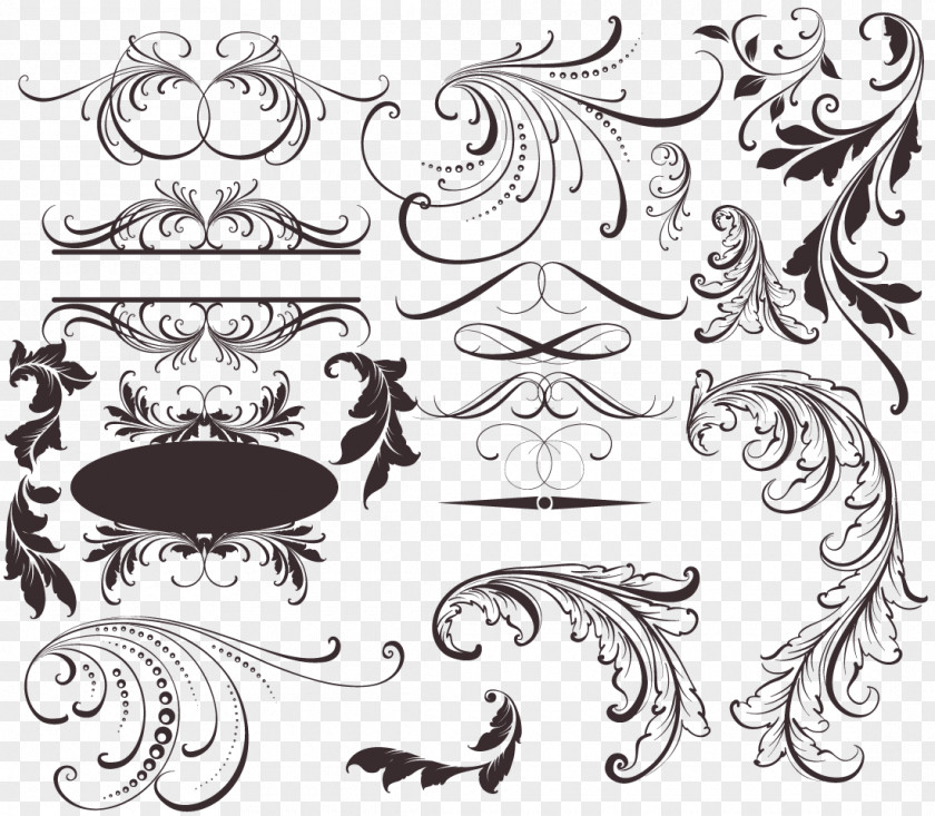 European-style Shading Pattern Calligraphy Arabesque Visual Design Elements And Principles PNG
