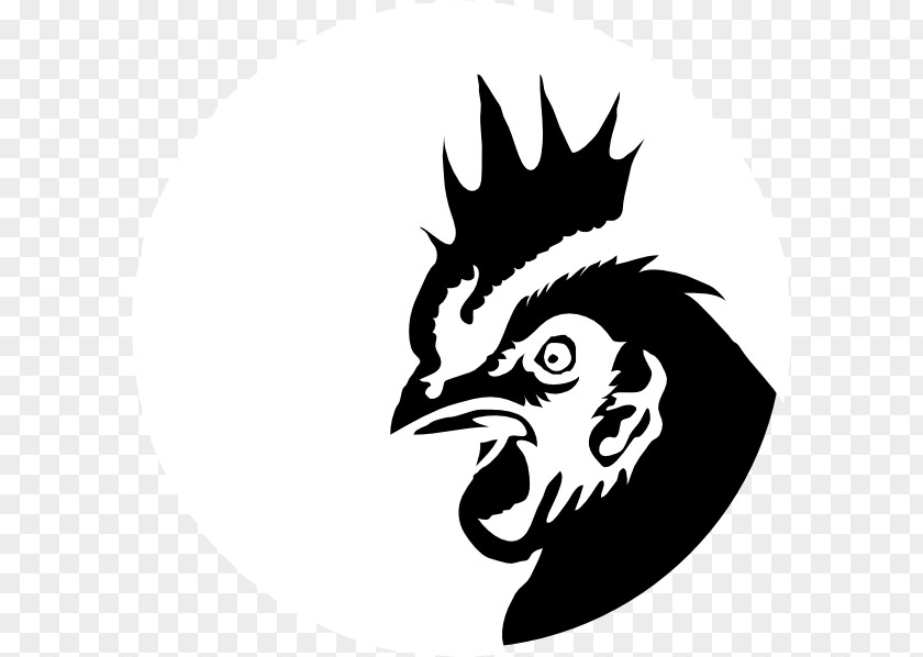 Rooster Chicken Silhouette Drawing Clip Art PNG