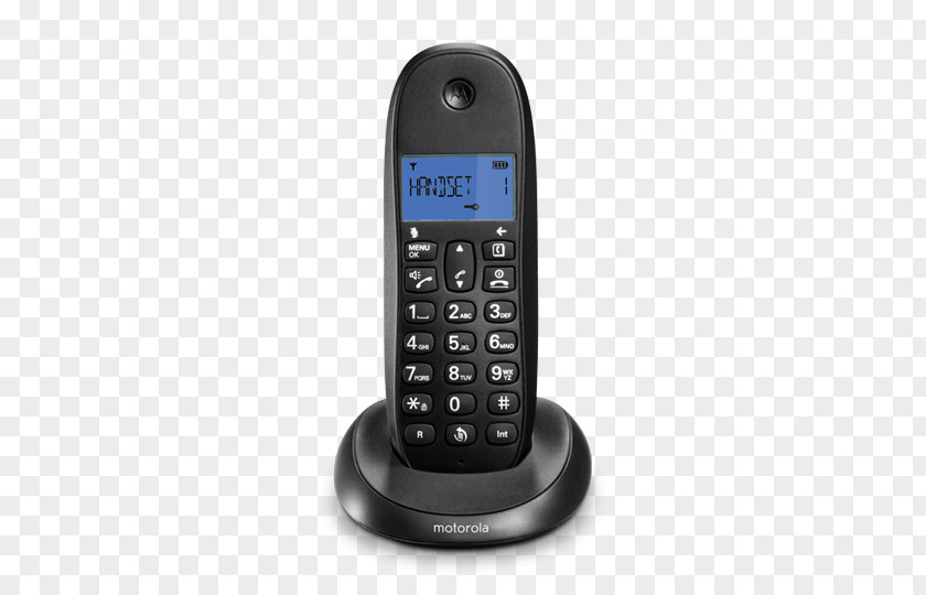 TELEFONO Cordless Telephone Digital Enhanced Telecommunications Home & Business Phones Motorola PNG