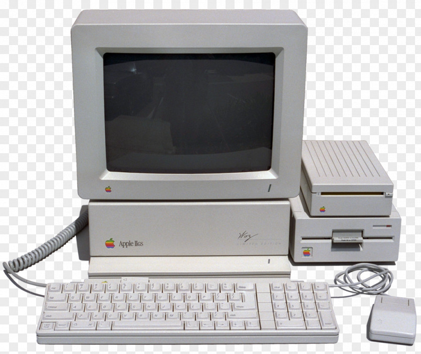Vintage Computer Apple IIGS II Series PNG