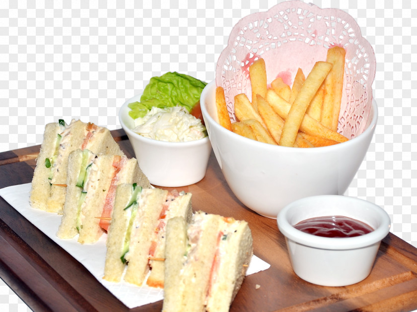 Burger And Sandwich Fast Food Breakfast French Fries Dish PNG