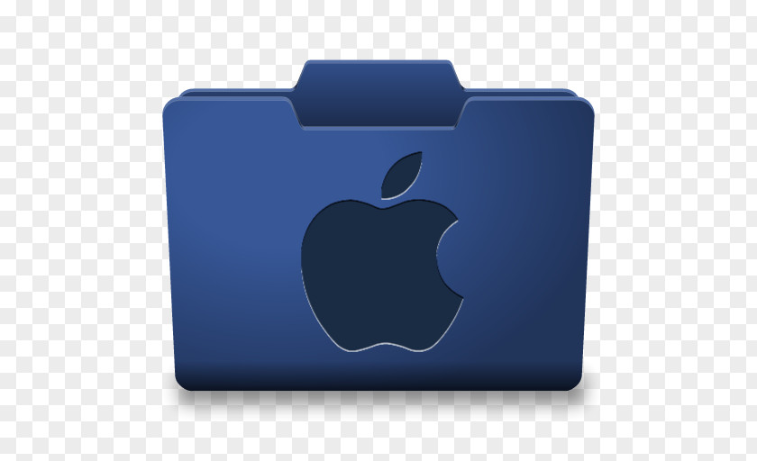 Mac Icon Directory Blue PNG
