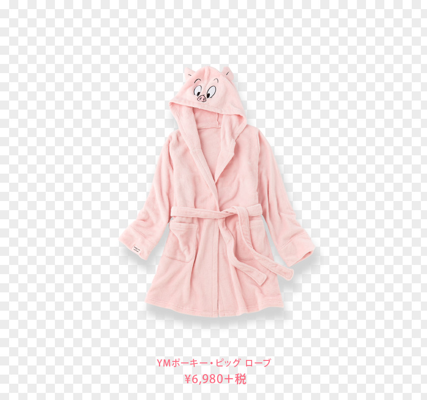 Porky Pig Robe Fur Clothing Coat PNG