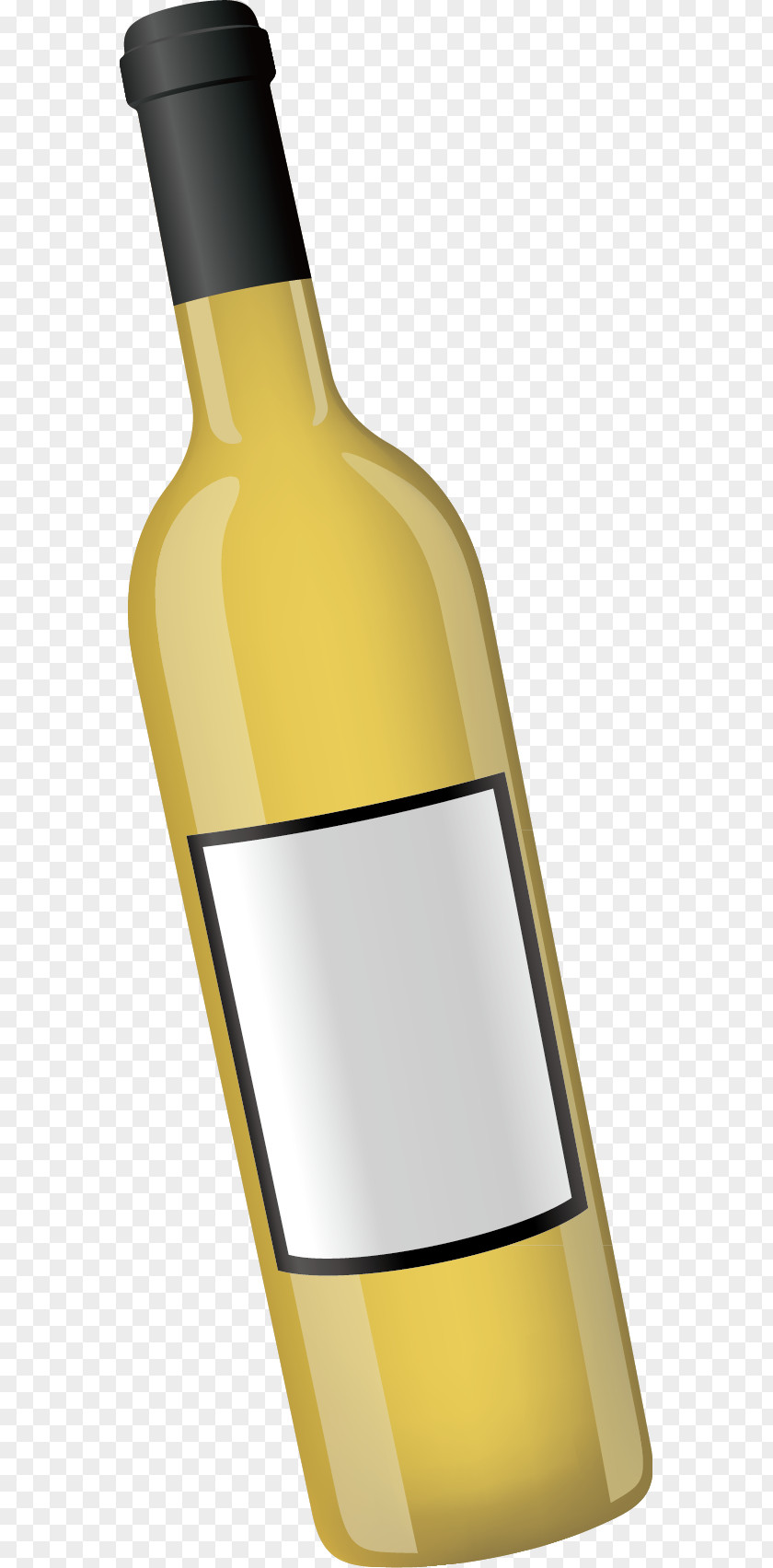Wine Bottle Decoration Design Vector Computer File PNG