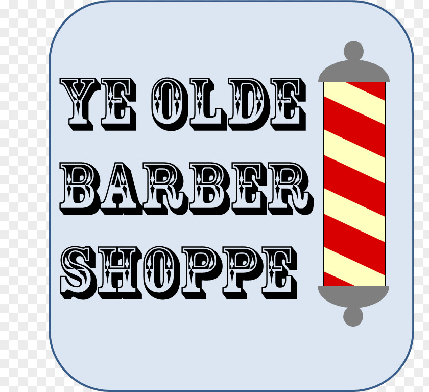Barber Shop Logo Brand Font PNG