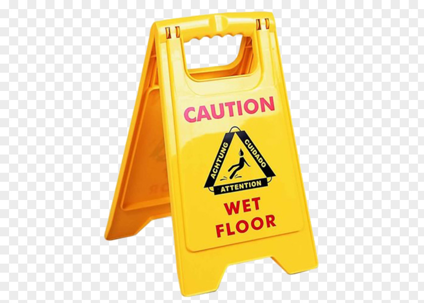 Caution Wet Floor Product Design Warning Sign PNG