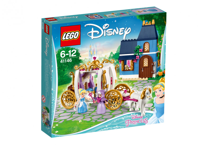 Cinderella LEGO 41146 Disney Princess Cinderella's Enchanted Evening Ariel Toy PNG