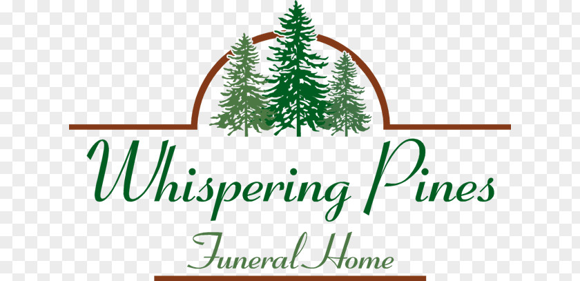 Funeral Home Whispering Pines Christmas Tree Cremation PNG
