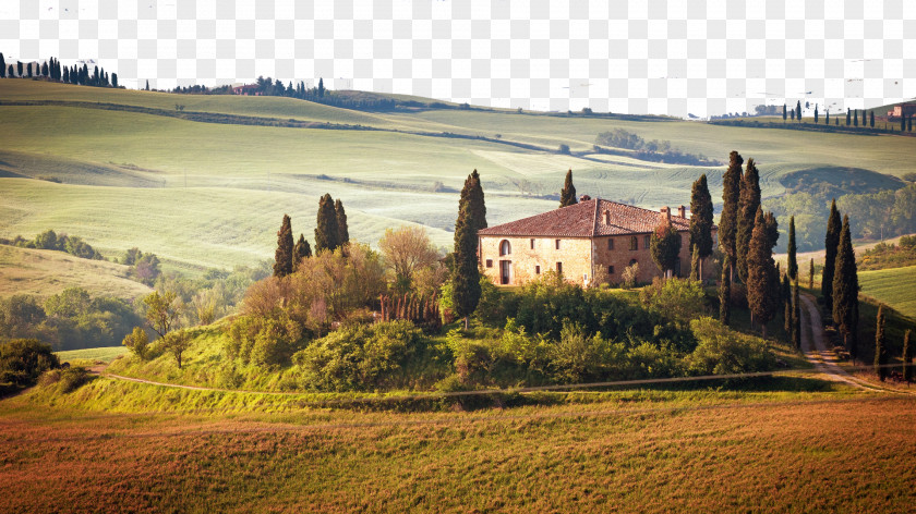 Italy Tuscany Seven Landscape High-definition Television 4K Resolution Wallpaper PNG