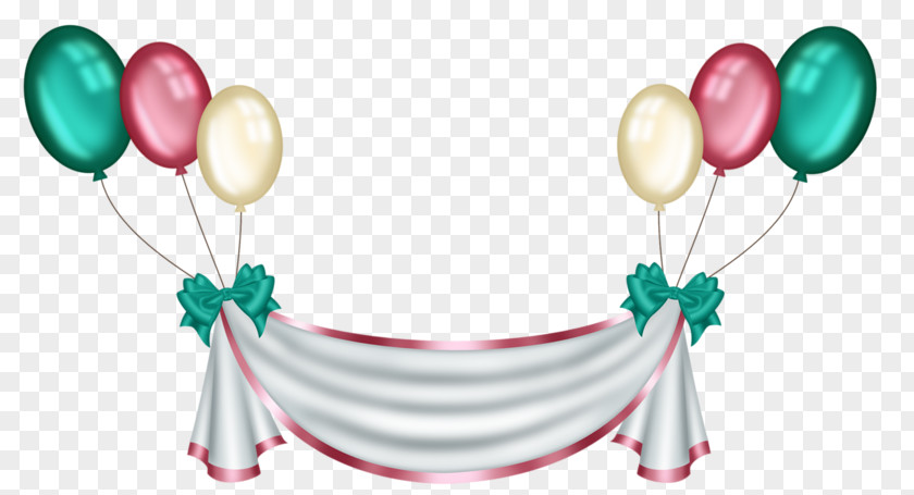 Balloons And Curtain Happy Birthday To You Clip Art PNG