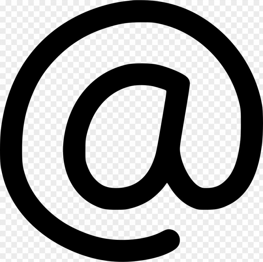 Email Address At Sign Clip Art PNG