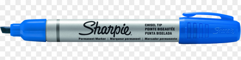 Sharpie Pens Aluminium Permanent Marker Chisel Tip Pen Metal PNG