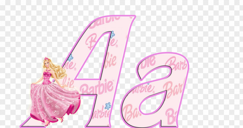Barbie Alphabet Lettering Doll PNG