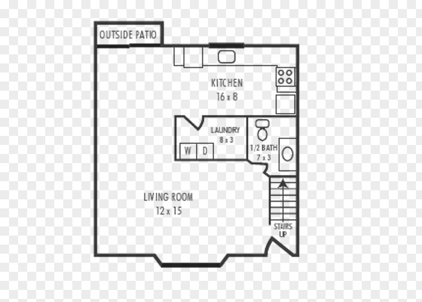 Bath Plan Aspen Hills Apartment Floor PNG