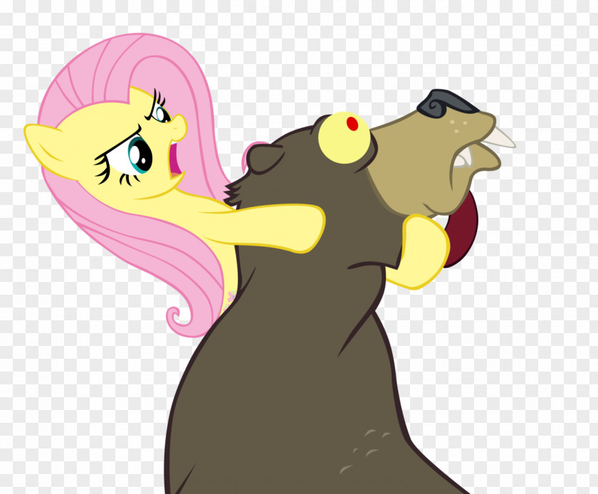 Bear Fluttershy Pinkie Pie Rarity Applejack Rainbow Dash PNG