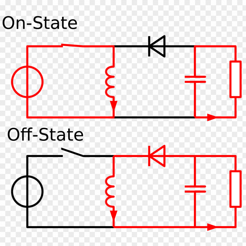 Buck–boost Converter Voltage Buck Electrical Switches PNG