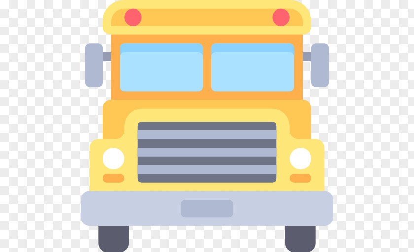 Car School Bus Icon PNG