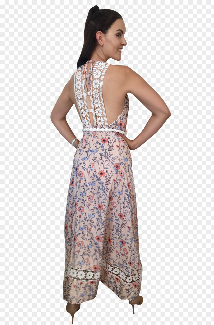 Maxi Dress Shoulder Sleeve Clothing Waist PNG