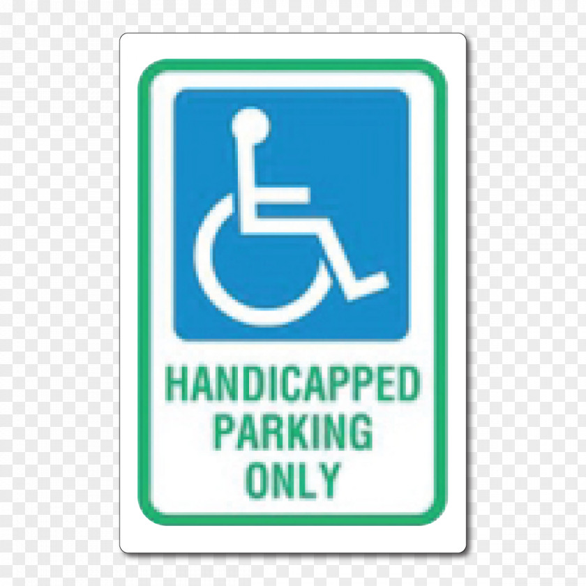 Non Permit Car Park Disabled Parking Bumper Sticker PNG
