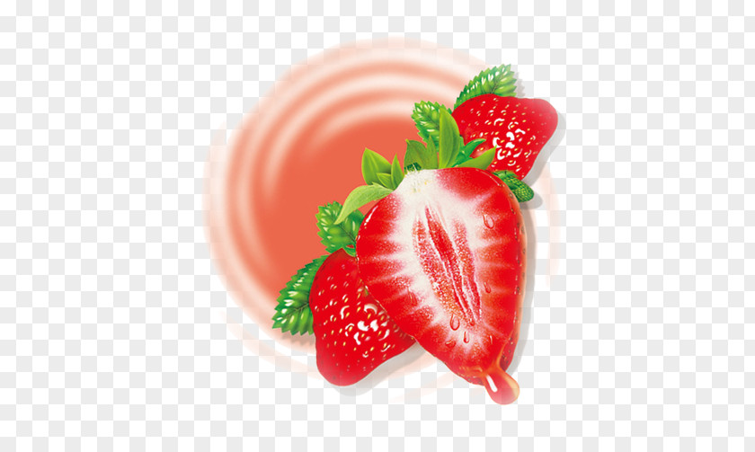 Strawberry Swirl Juice Auglis Food PNG